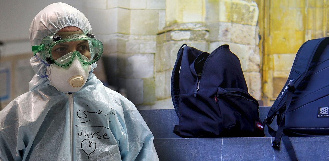 Με αντισηπτικά γέμισαν οι σχολικές τσάντες των μαθητών